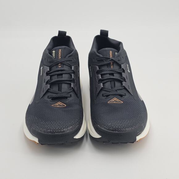 Nike Womens 8 Pegasus Trail 5 Gore-Tex running shoe Ivory Black Monarch - Picture 6 of 15